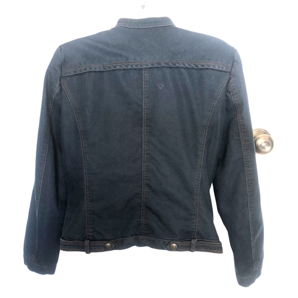 Zara Basic Moto Style Jacket - Size Medium. - image 2
